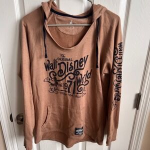 Disney Parks Walt Disney World Hoodie Mickey Mouse Graphic Pullover Ladies M‎